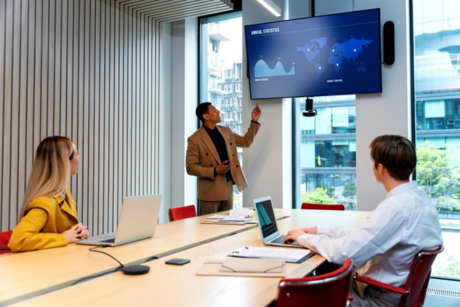 Students engaged in financial market analysis training session